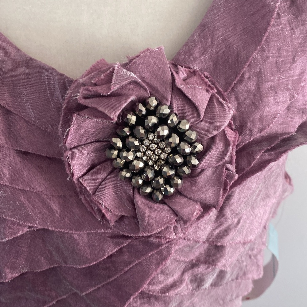 London Times NWT cocktail dress magenta - Picture 4 of 12